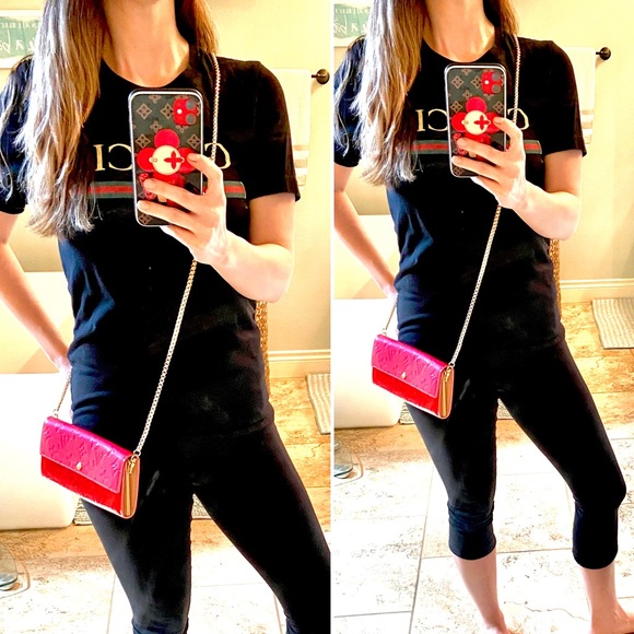 Louis Vuitton vernis wallet on chain crossbody - Picture 15 of 15